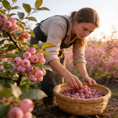 🔥50K+ SOLD!💟Premium Pink Blueberry Seeds -😋A Uniquely Delightful Taste