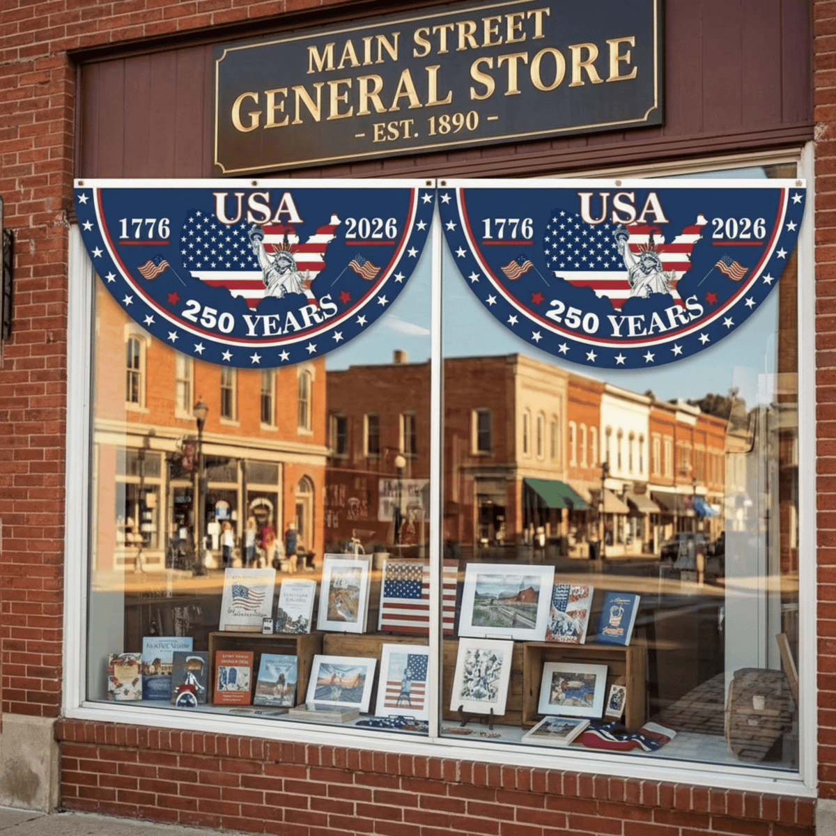 250th Anniversary USA Fan Flag