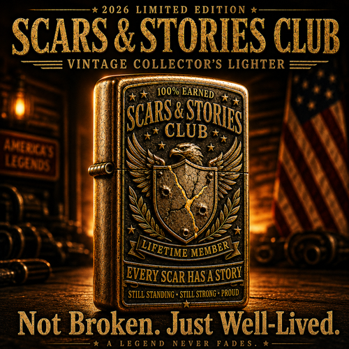 🦅 Scars & Stories Club Vintage Lighter | 2026 Limited Edition Collectible Metal Lighter