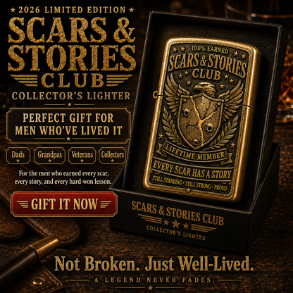 🦅 Scars & Stories Club Vintage Lighter | 2026 Limited Edition Collectible Metal Lighter