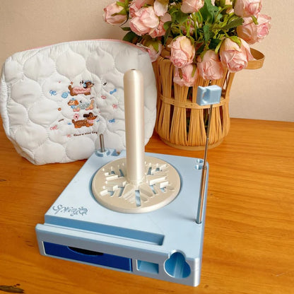 💜Hot Sale 49% OFF - Shiny Portable Multi-Functional Yarn Spool Box ✨