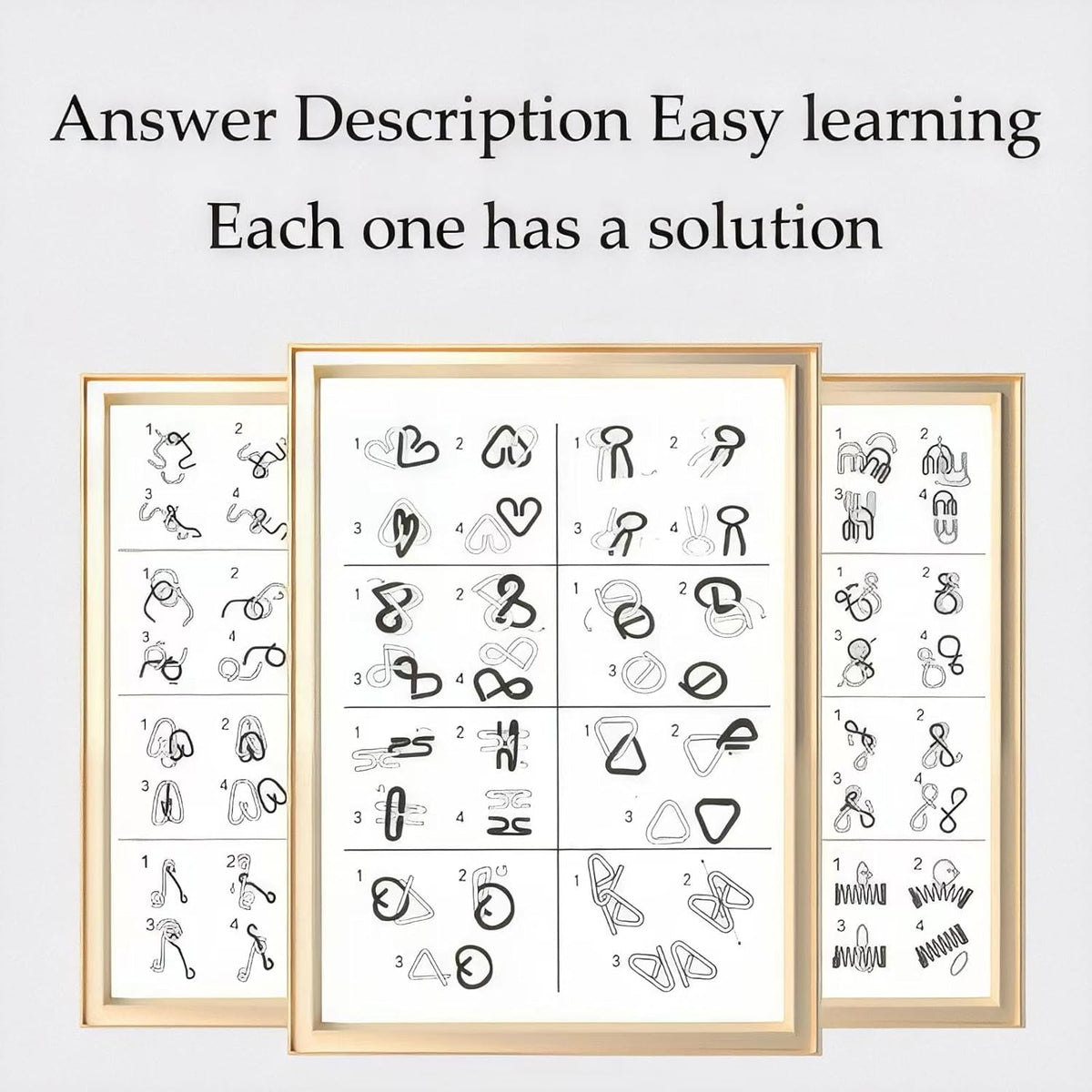 The Best Christmas Gift🎁 Metal Montessori Puzzle Solving